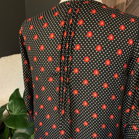 Women’s XS sheer high-low blouse - Picture 5 of 8